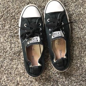 Black and white converse